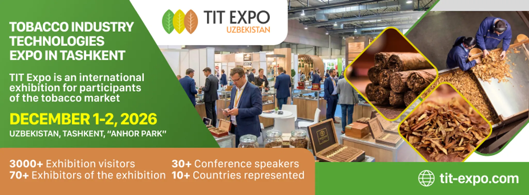  nternational B2B Exhibition of the Tobacco Industry B2B Tobacco Industry Technologies Expo